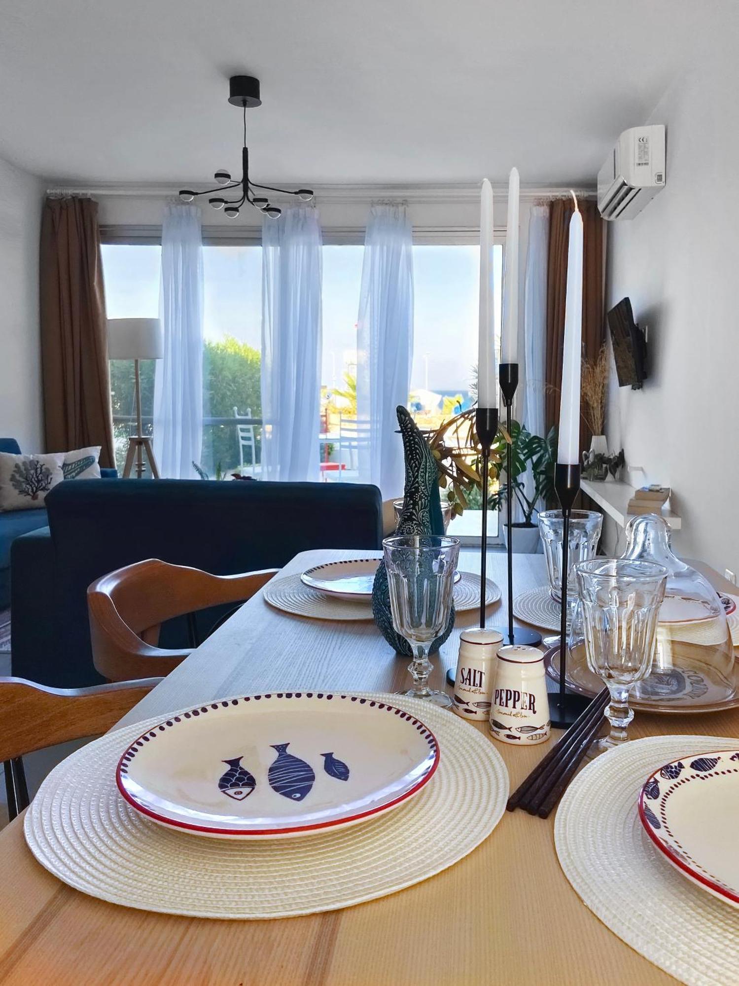 Spacious Three-Bedroom Apartment With Sea View A4 Lapithos  Eksteriør billede