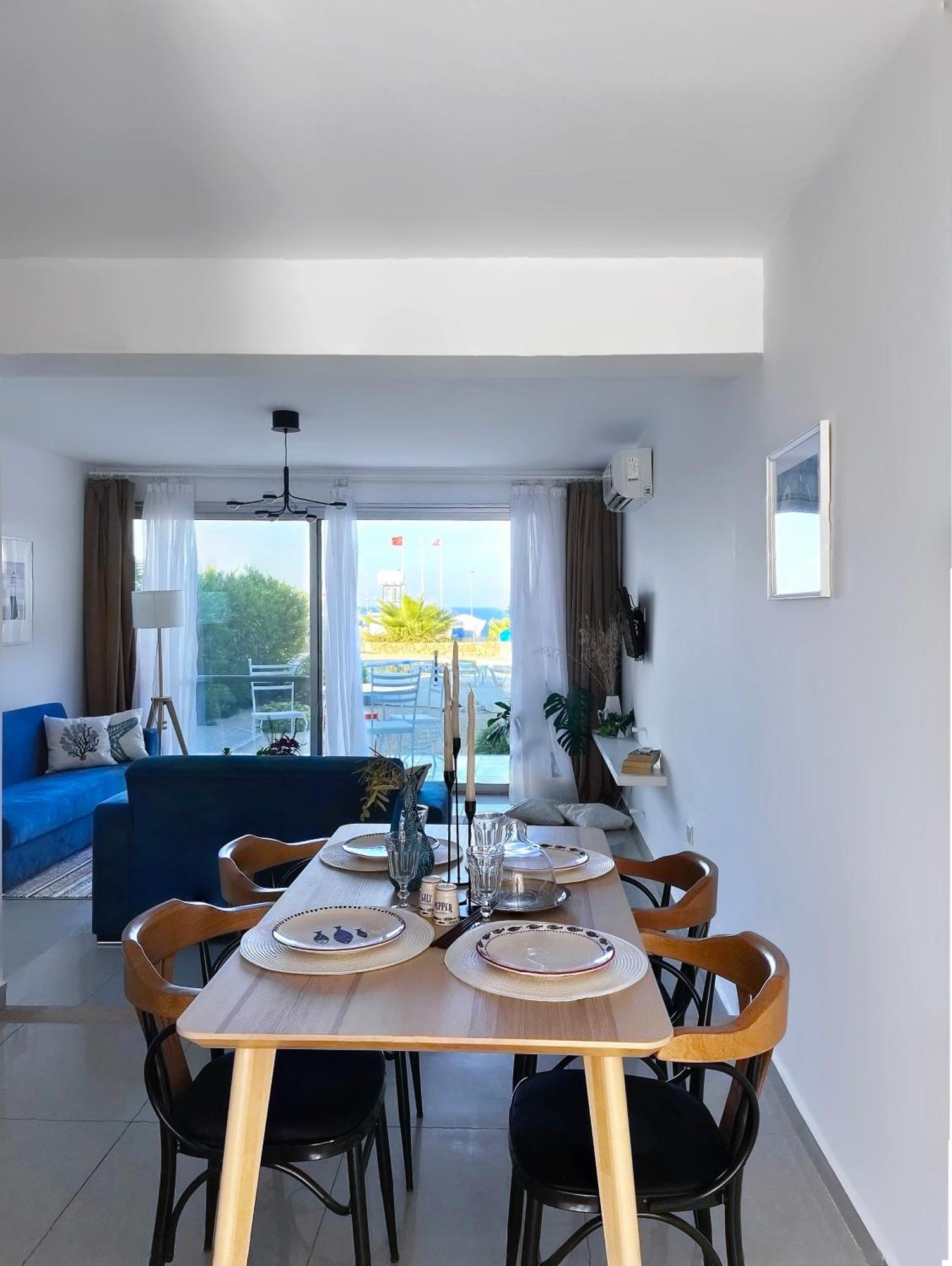 Spacious Three-Bedroom Apartment With Sea View A4 Lapithos  Eksteriør billede